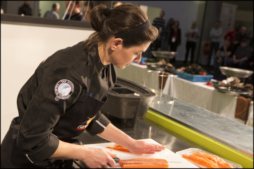 The Scottish Salmon Company exhibits at a major trade fair in France.