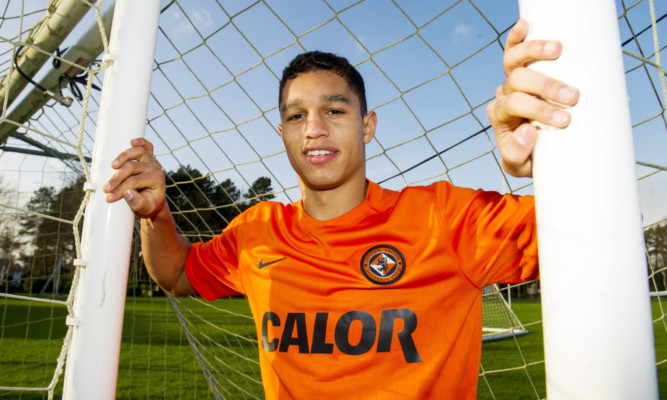 Dundee United signing Kyle Knoyle.