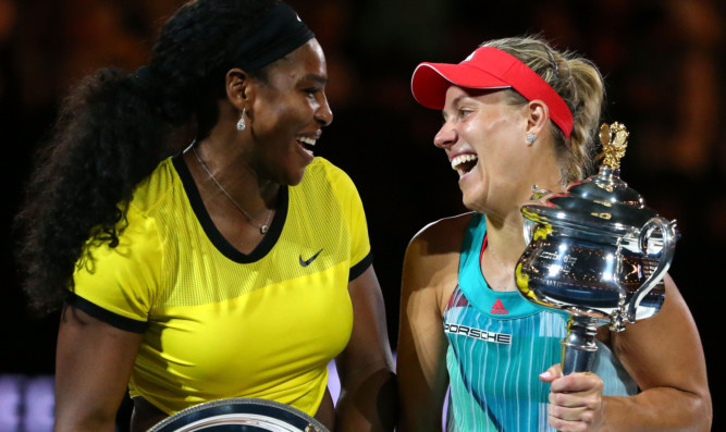 Serena Williams was gracious in defeat to Angelique Kerber.