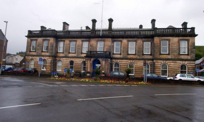 Stonehaven Sheriff Court, which has been earmarked for closure.