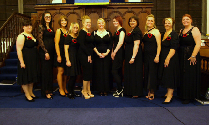RM Condor Military Wives Choir are over the moon to be asked to perform with Lulu in Aberdeen.