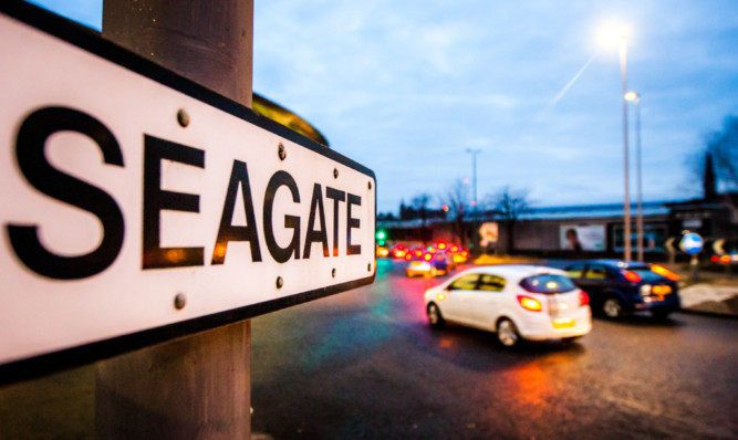 The Seagate in Dundee has been identified as one of the most air-polluted areas.