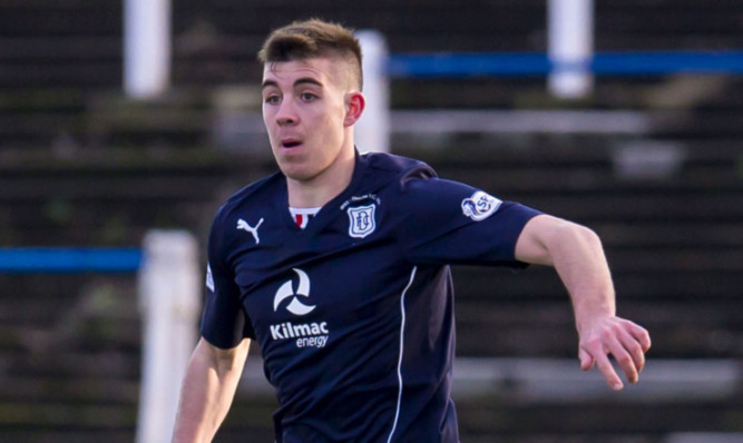 Declan Gallagher in action for Dundee