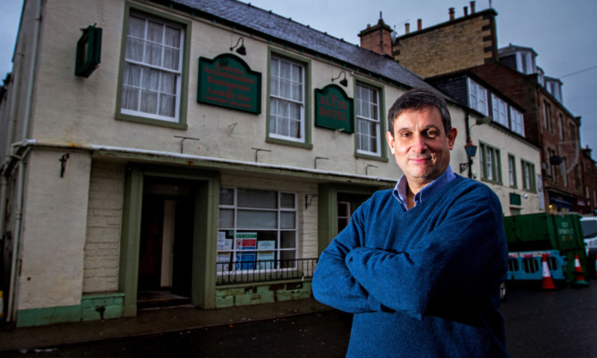 David Coupar hopes to reopen the Alyth Hotel next month.