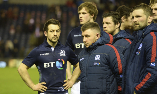 Captain Greig Laidlaw and his team contemplate an eighth successive 6 Nations loss against England.