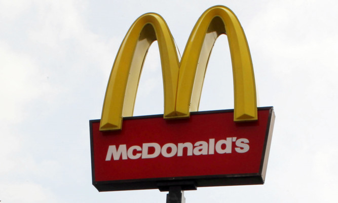 The incident took place in the McDonalds restaurant at Broxden.
