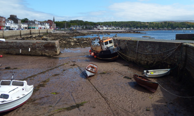 Specks of gold have been found in Millport.