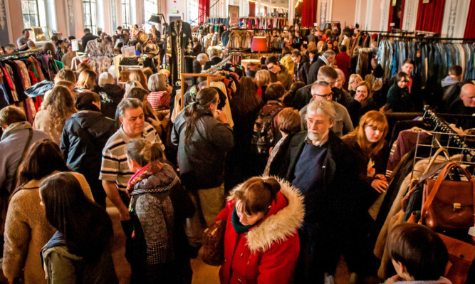 Thousands attended Sunday's vintage fair.