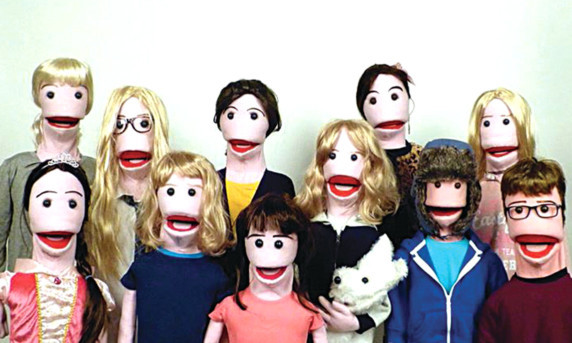 Some of the puppets used to help children with ADHD express their feelings.