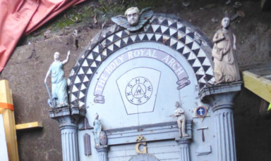 Part of the Royal Arch tableau.