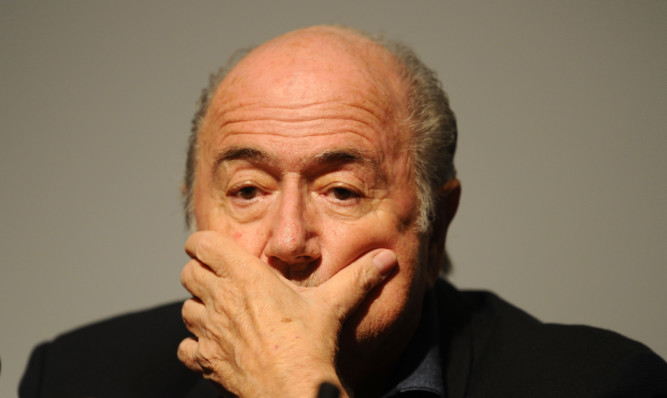 Banned FIFA president Sepp Blatter.
