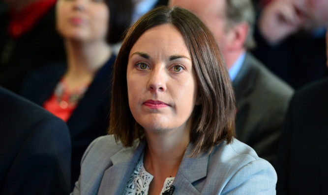 Kezia Dugdale's party is still trailing behind in the polls.