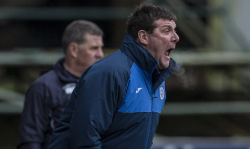 Tommy Wright demands more from the touchline.