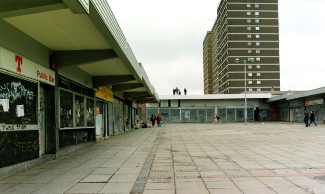 Whitfield shopping centre has been in decline for many years, as illustrated in this photo from 1993.