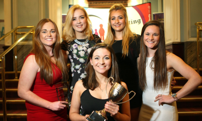 Dundee University Ladies Hockey Club First Team won the team of the year award.