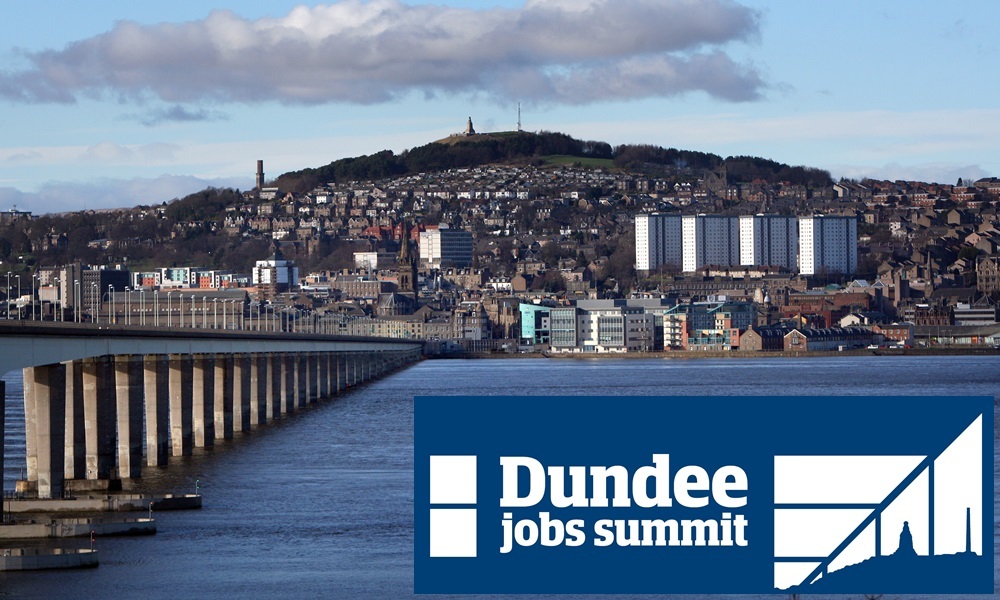 Kris Miller, Courier, 09/02/16. Picture today shows general view of Dundee City Centre, River Tay and Tay Road Bridge for files.