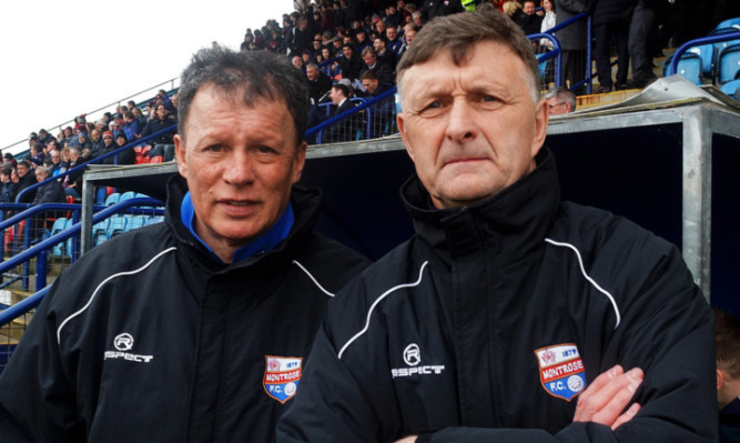 Paul Hegarty (right) with assistant John Holt.