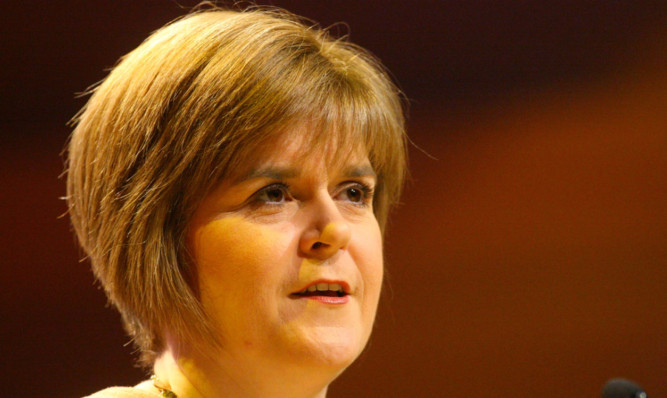 Nicola Sturgeon will claim there is a 'natural majority' for a Yes vote on Scottish independence.