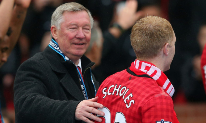 Sir Alex paid tribute to Paul Scholes, who also retires at the end of the season.