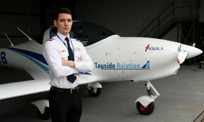 Student pilot Liam Molloy was forced to divert.