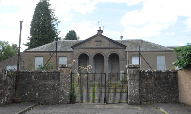 The St Stephens RC School building in Blairgowrie.