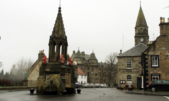 Falkland in Bloom is discussing issues such as pot holes and social events.