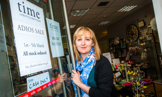 Nicola Donnelly has been forced to close the Time Lifestyle Boutique after just a few months of trading.