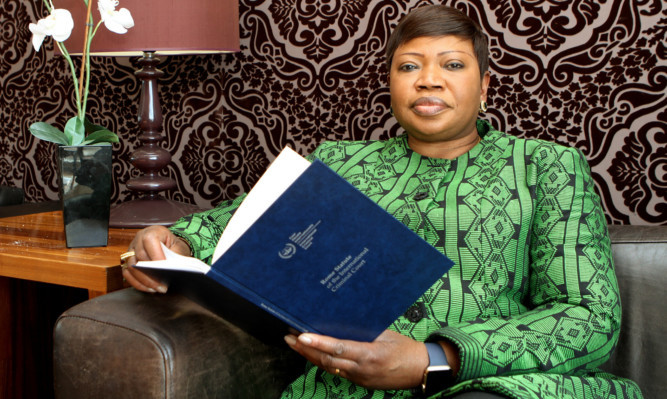 Fatou Bensouda, chief prosecutor at The Hague.