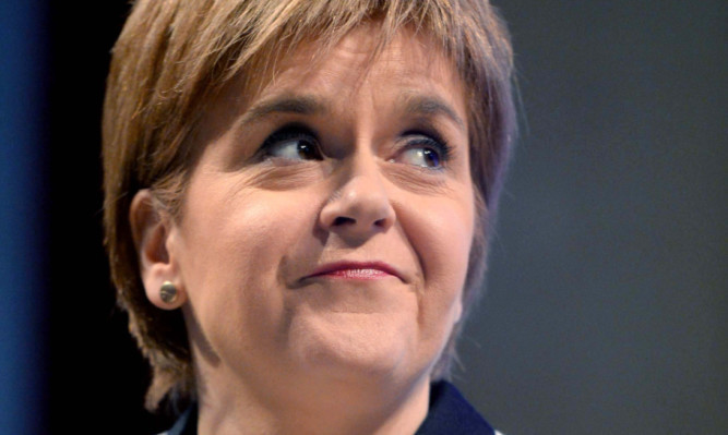 First Minister Nicola Sturgeon.