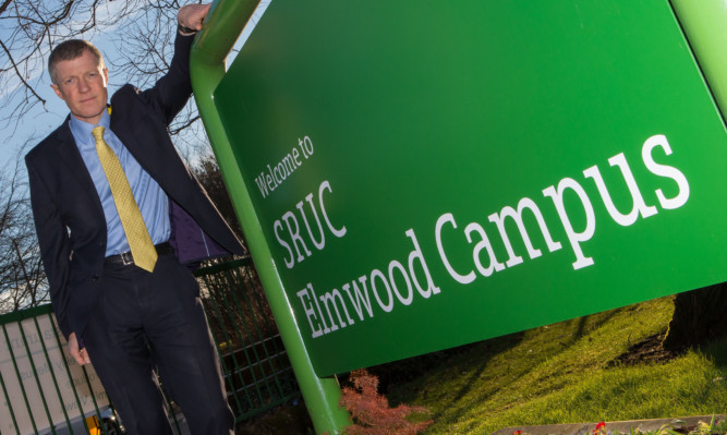 Liberal Democrat leadere Willie Rennie at Elmwood where he is trying to convince Fife College to take it over and become one stablishment.