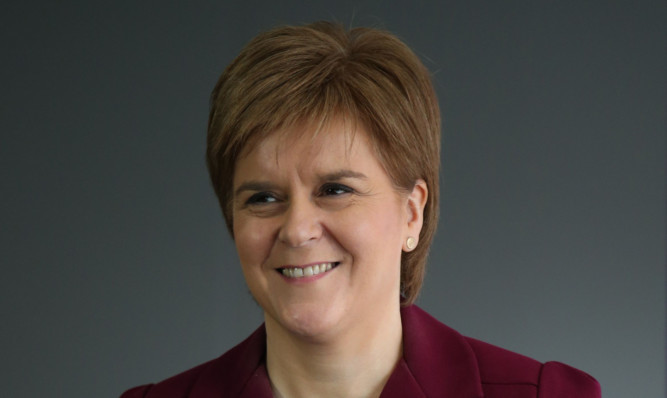 First Minister Nicola Sturgeon.