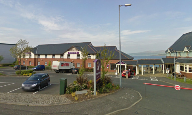 Margaret McDonough died after being found at the Premier Inn in Greenock.