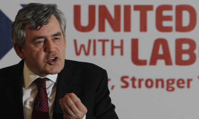 Gordon Brown made his case for Scotland to remain in the UK during his speech in Glasgow.