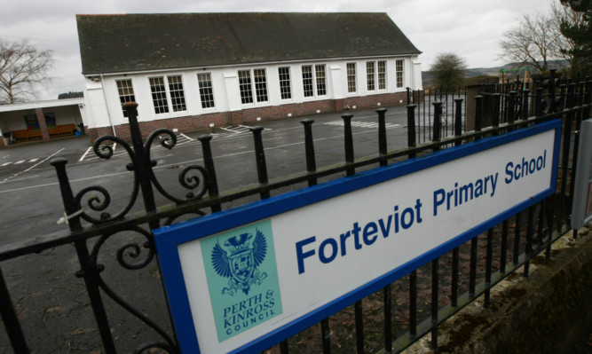 Forteviot Primary, one of the schools whose condition has deteriorated.