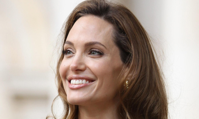 Angelina Jolie paid tribute to the support she has received from partner Brad Pitt.