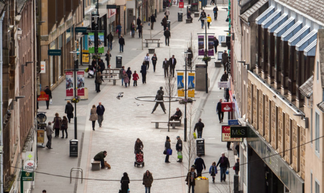 Perth is the only place in Scotland where more shops opened than closed in the past year.