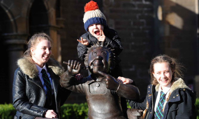 Oor Wullie has fast become a stopping-off point for photos.