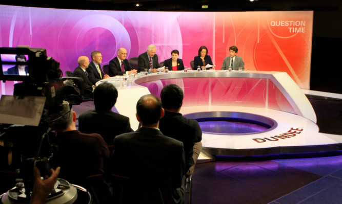 The audience proved as controversial as the debate at Dundee's Question Time.