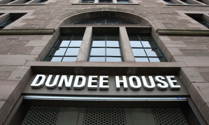 Kris Miller, Courier, 01/10/12. Picture today shows building exterior of Dundee House, headquarters of Dundee City Council for files.