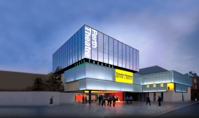 An artist's impression of the new-look Perth Theatre.
