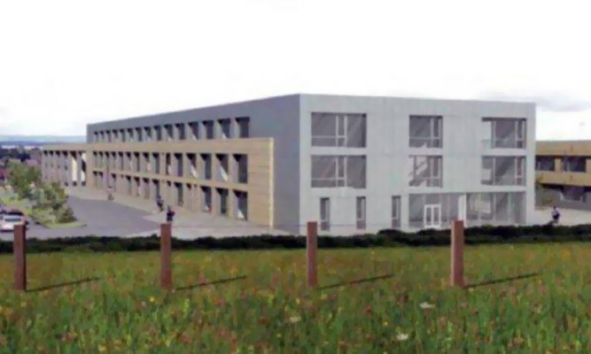 An artist's impression of the planned school at Pipeland.