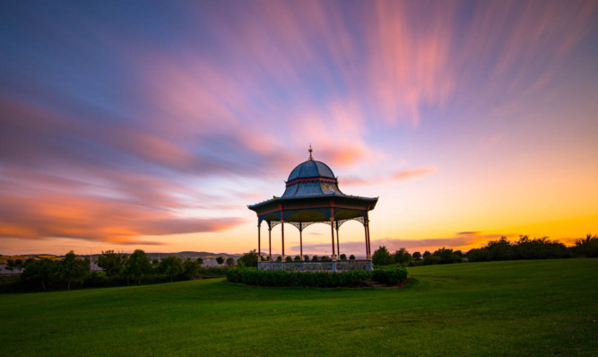 Reader Paul Glennie's photo of the Magdalen Green bandstand.