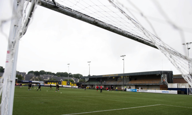 BBC Alba's cameras will be at Recreation Park for Wednesday night's first leg.