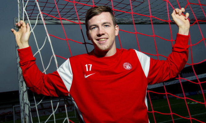 Louis Longridge: played a key role in Raiths 2-1 victory over Hibernian on Saturday.