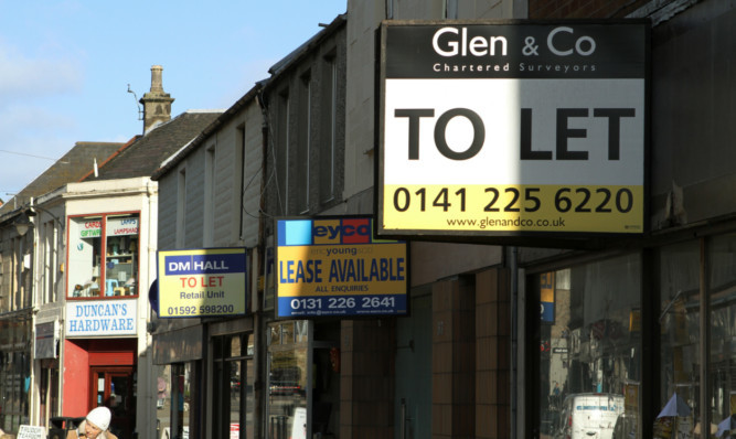 A review of business rates could help regenerate void blighted shopping precincts across Scotland.