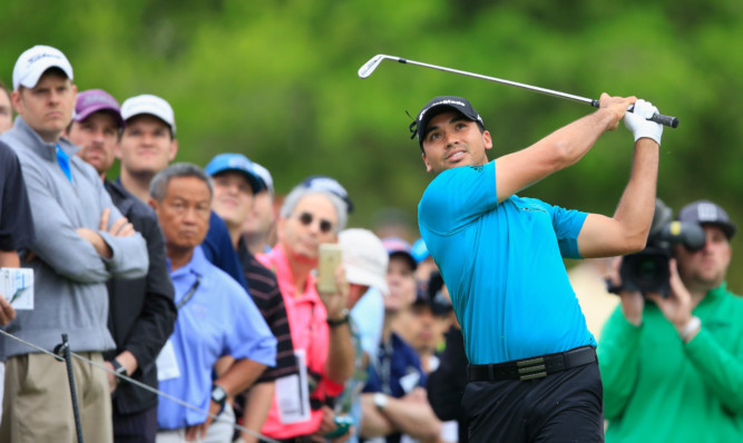 Jason Day: struggled over the final two holes of his 3 and 2 win over Graeme McDowell after tweaking his back on the 15th tee.