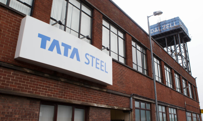 The former Tata Steel plans in Motherwell.