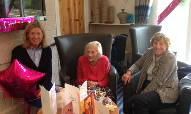 Curry lover Margaret Phillips pictured at her 103rd birthday celebrations last year.