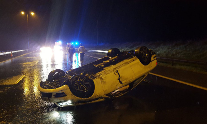 The scene of a crash where a driver escaped with minor injuries on the M42 between junctions 2 and 1 in Worcestershire.