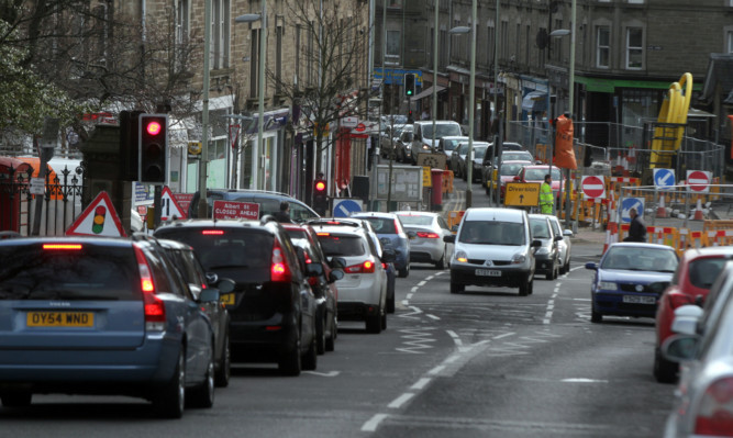 The gas mains renewal work has caused major delays.